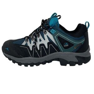 Pacific Mountain Sneakers Womens 7.5 Blue Black Cheyenne Low Shoes Lace Up